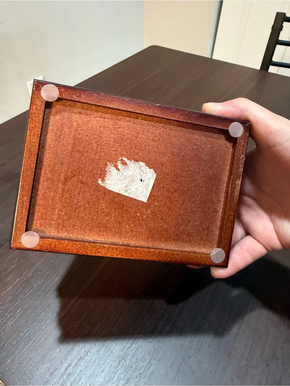 Heart-Shaped Floral Wooden Jewelry Box